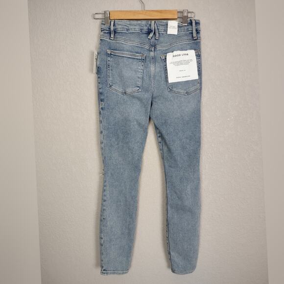 Good American Good Legs Skinny Distressed in Indigo Size 6/28 - Picture 3 of 16